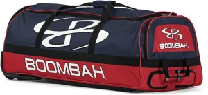 Boombah Brute Rolling Bat Bag - 35" x 15" x 12-1/2" - Multiple Color Options - Holds 4 Bats and Room for Gear - Wheeled Bag