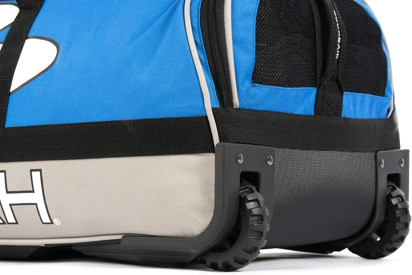 Boombah Brute Rolling Bat Bag - 35" x 15" x 12-1/2" - Multiple Color Options - Holds 4 Bats and Room for Gear - Wheeled Bag