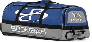 Boombah Brute Rolling Bat Bag - 35" x 15" x 12-1/2" - Multiple Color Options - Holds 4 Bats and Room for Gear - Wheeled Bag
