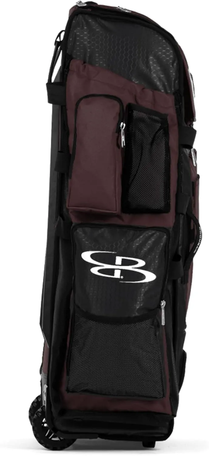 Boombah Superpack XL Rolling Bat Bag - 36" x 16" x 23.5" - Multiple Colors - Wheeled Version