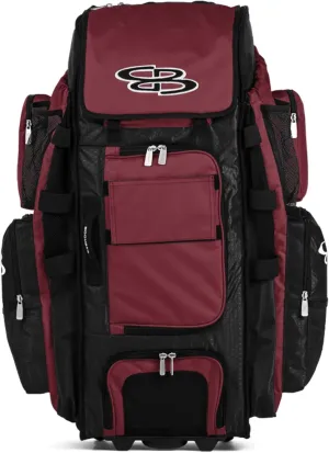 Boombah Superpack XL Rolling Bat Bag - 36" x 16" x 23.5" - Multiple Colors - Wheeled Version