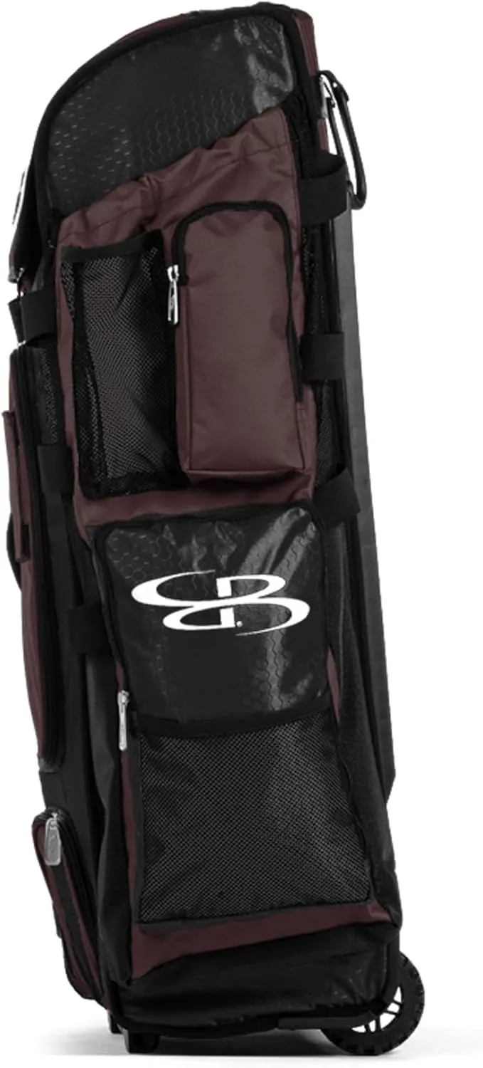 Boombah Superpack XL Rolling Bat Bag - 36" x 16" x 23.5" - Multiple Colors - Wheeled Version