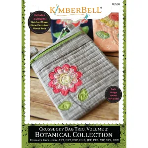 Botanical Collection: Crossbody Trio 2 Pattern by Kim Christopherson for Kimberbell