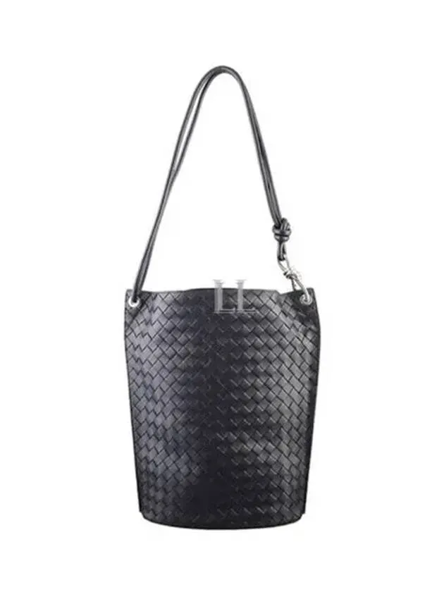 Bottega Veneta Intrecciato Medium Calfskin Tote Bag Navy