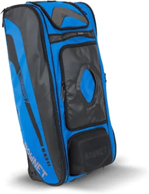 Bownet Commander Catcher’s Bag – Wheeled Baseball & Softball Gear Bag w/Helmet & Bat Storage, 14 Pockets, Travel Ready