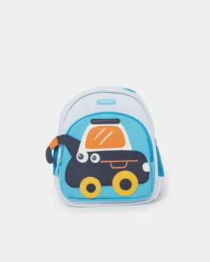 Boys Blue Embellished Backpack