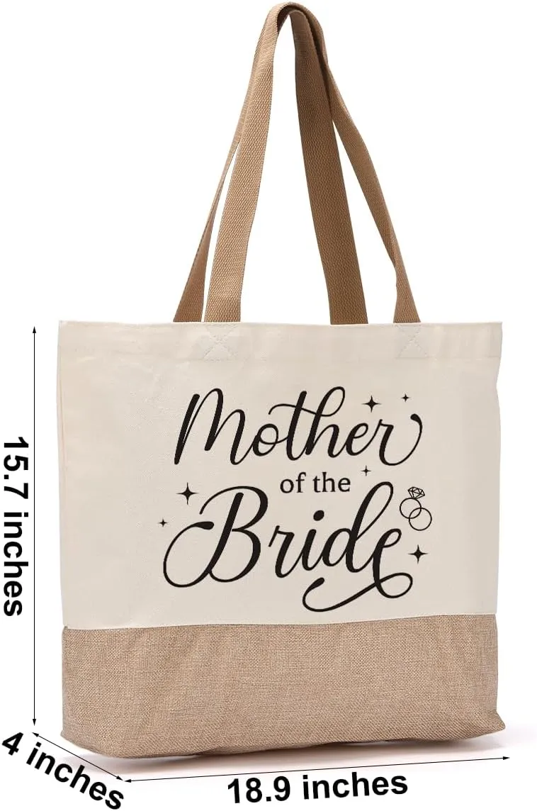 Bride Bags Engagement Mother of the Bride Gifts Tote Bag for Women