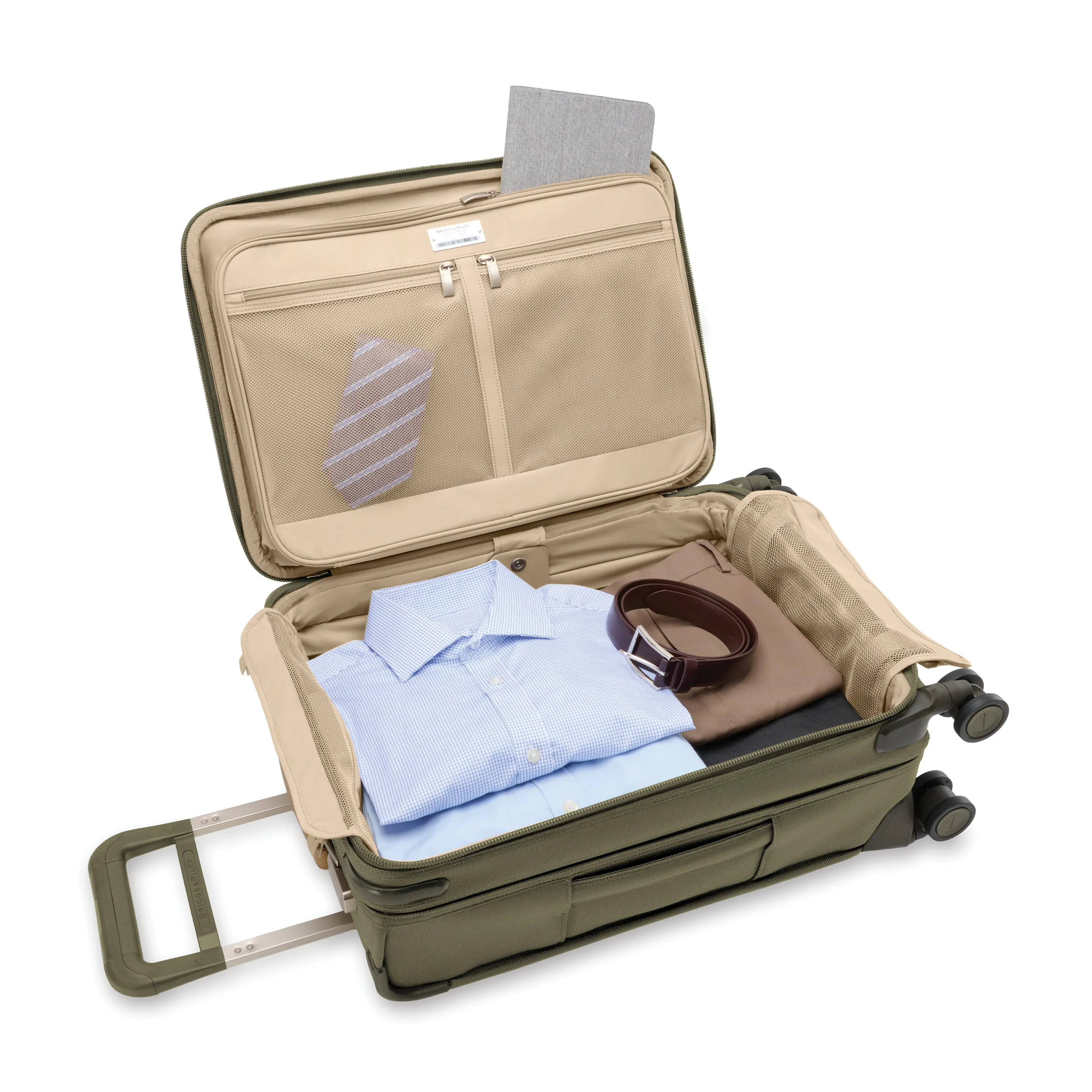 Briggs & Riley Baseline Essential 22" Carry-On Softside Spinner with Suiter (Free Monogram)- BLU122CXSP