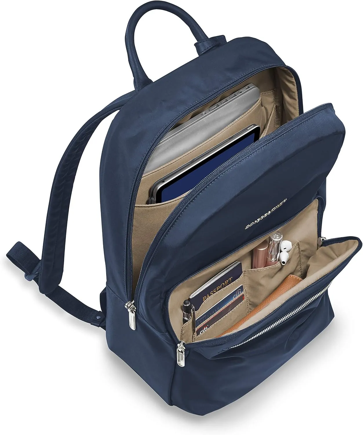 Briggs & Riley Essential Backpack, Navy, One Size