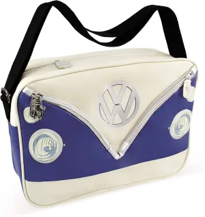 BRISA VW Collection - Volkswagen Shoulder Travel Messenger Bag with VW T1 Bus Campervan Motif