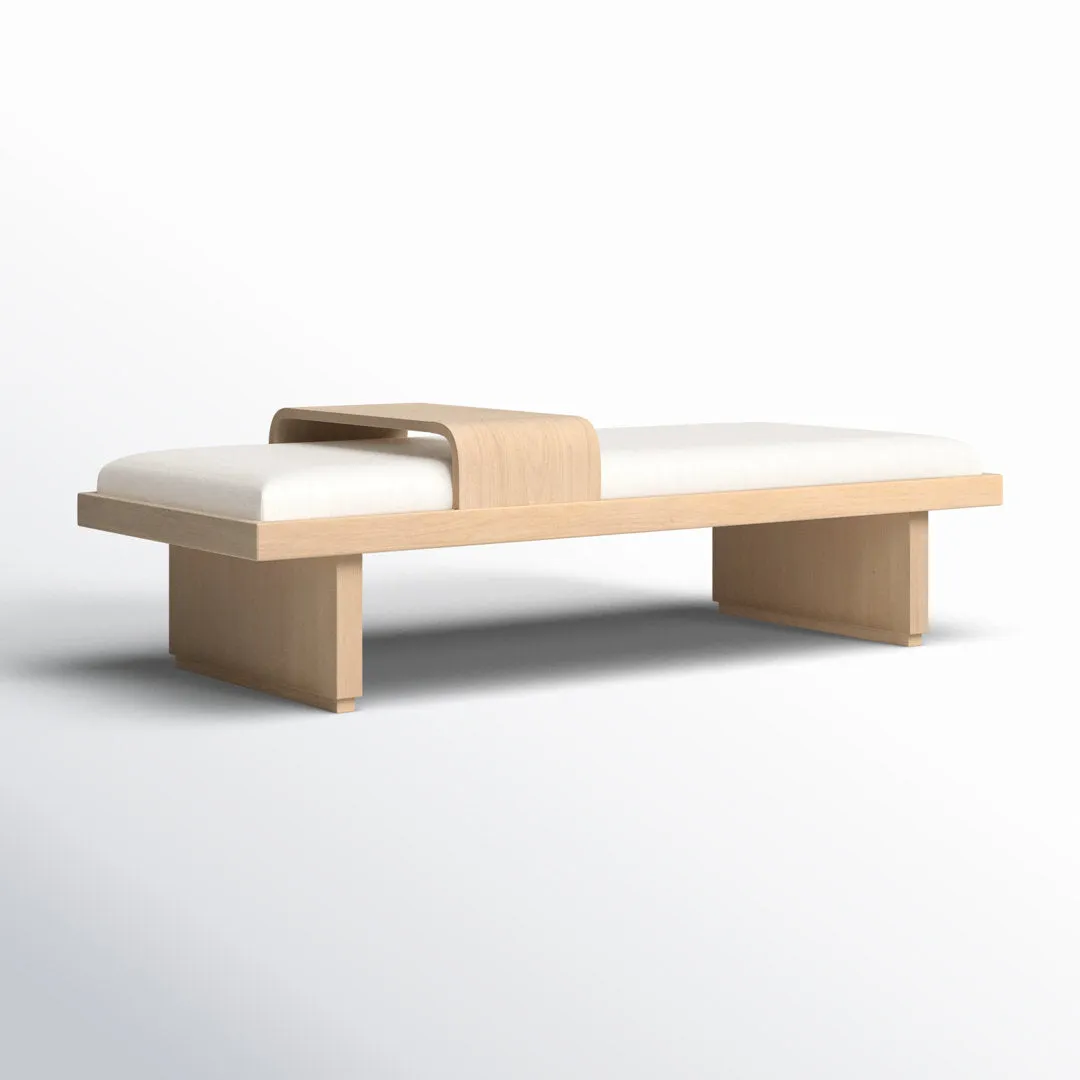 Bryaunna Chenille Fabric Upholstered Bench Wade Logan®