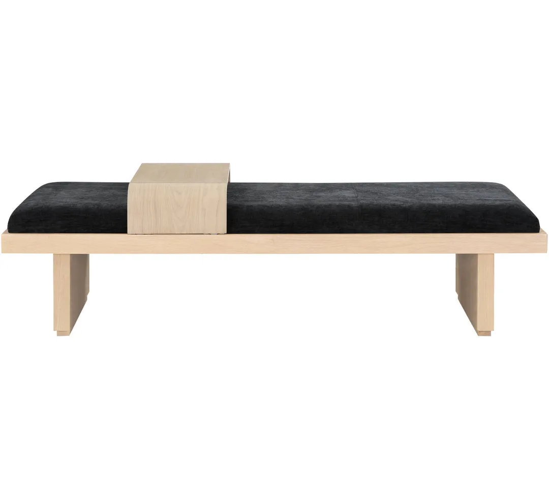 Bryaunna Chenille Fabric Upholstered Bench Wade Logan®