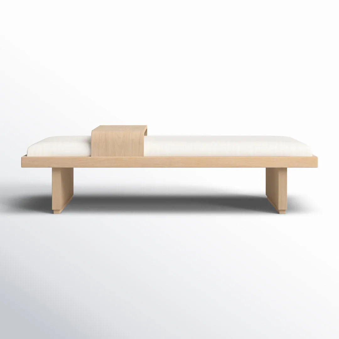 Bryaunna Chenille Fabric Upholstered Bench Wade Logan®