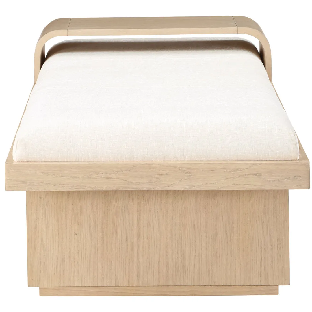 Bryaunna Chenille Fabric Upholstered Bench Wade Logan®