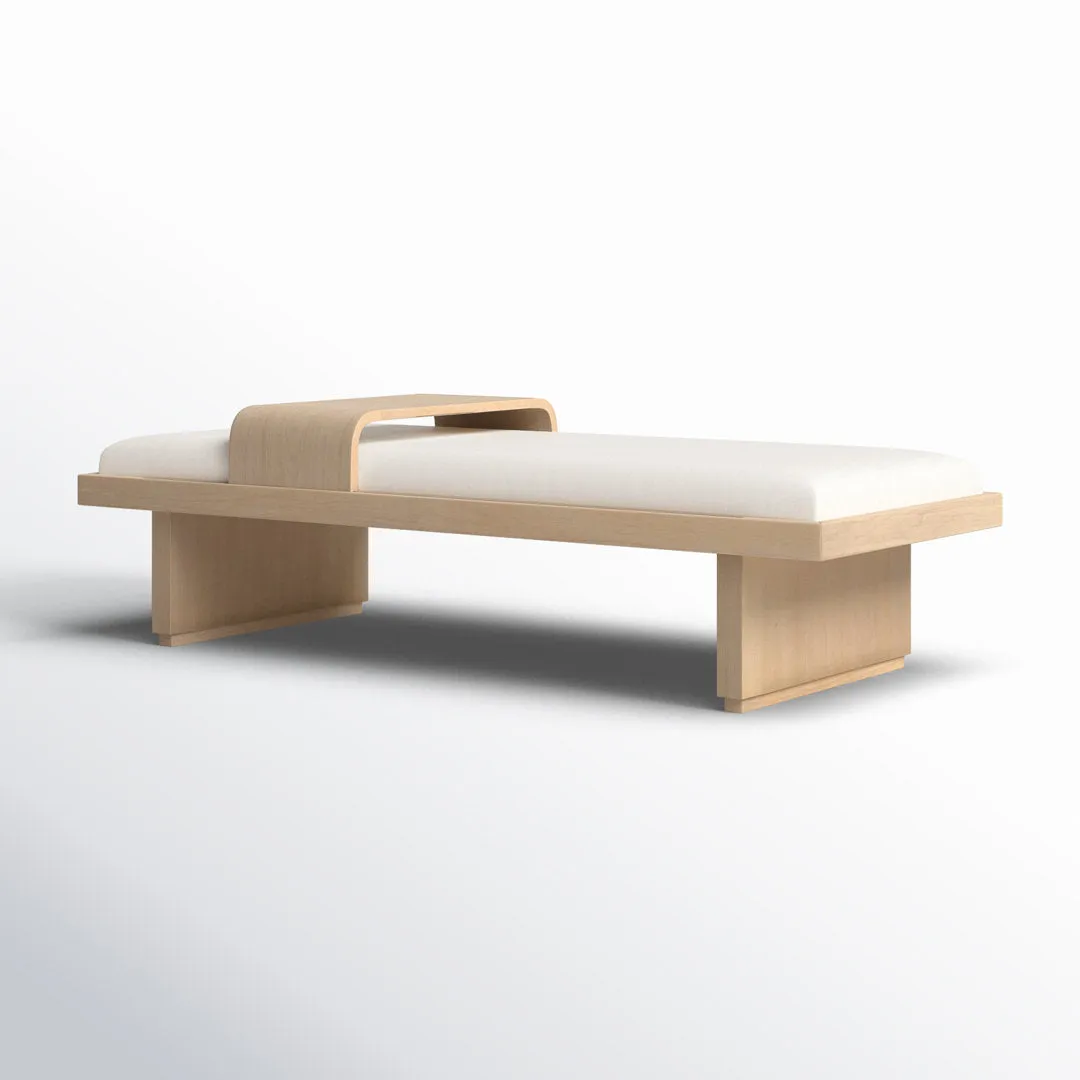 Bryaunna Chenille Fabric Upholstered Bench Wade Logan®