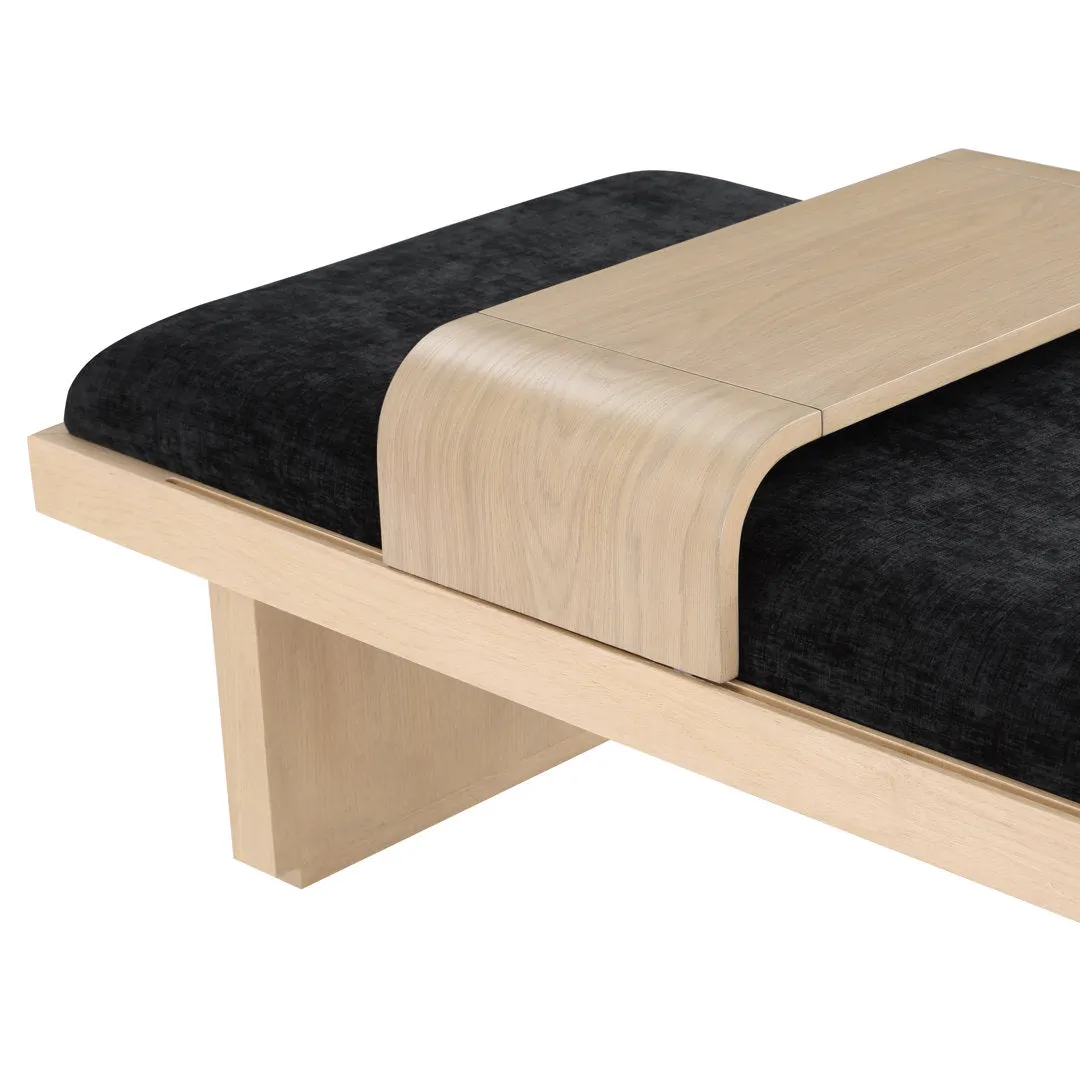 Bryaunna Chenille Fabric Upholstered Bench Wade Logan®
