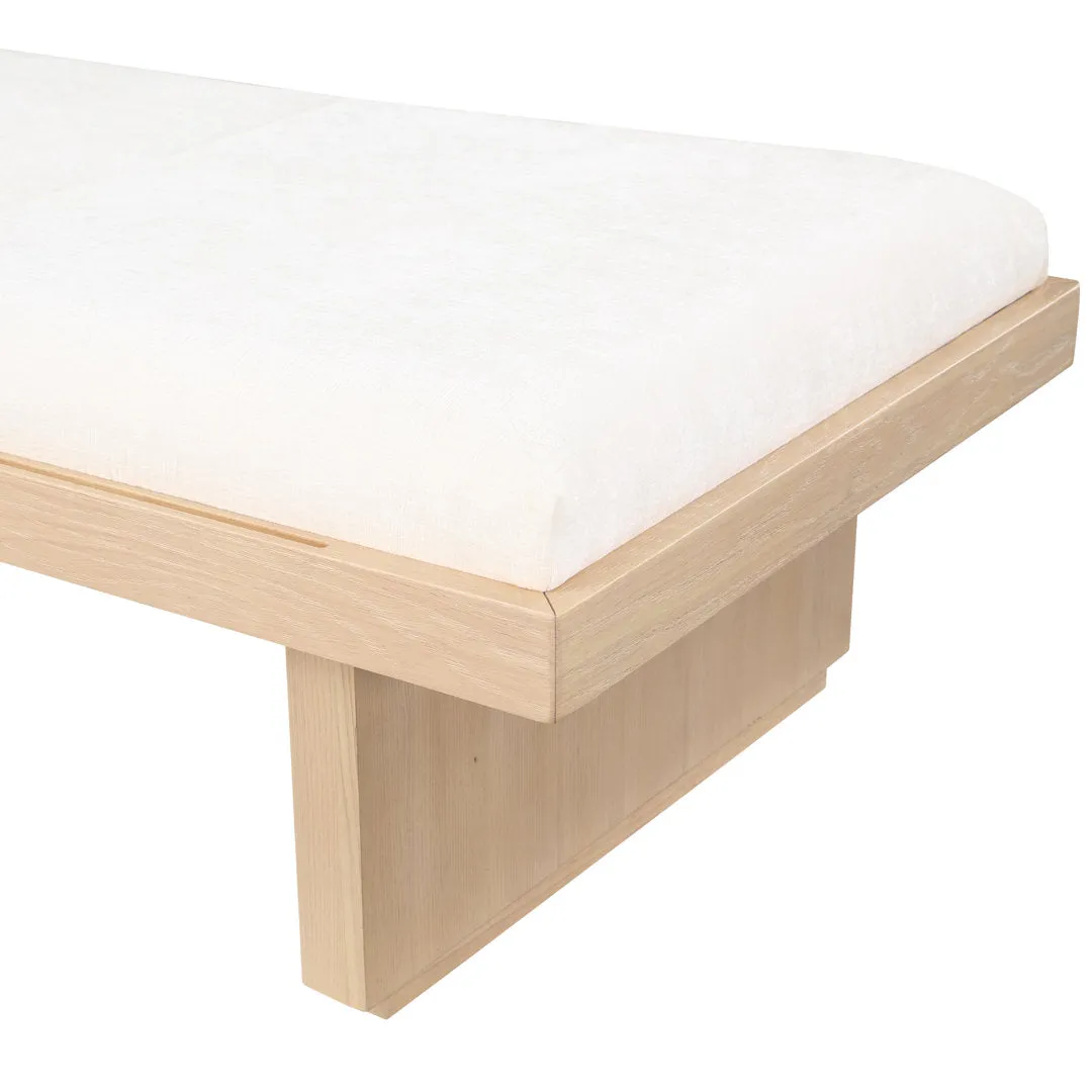 Bryaunna Chenille Fabric Upholstered Bench Wade Logan®
