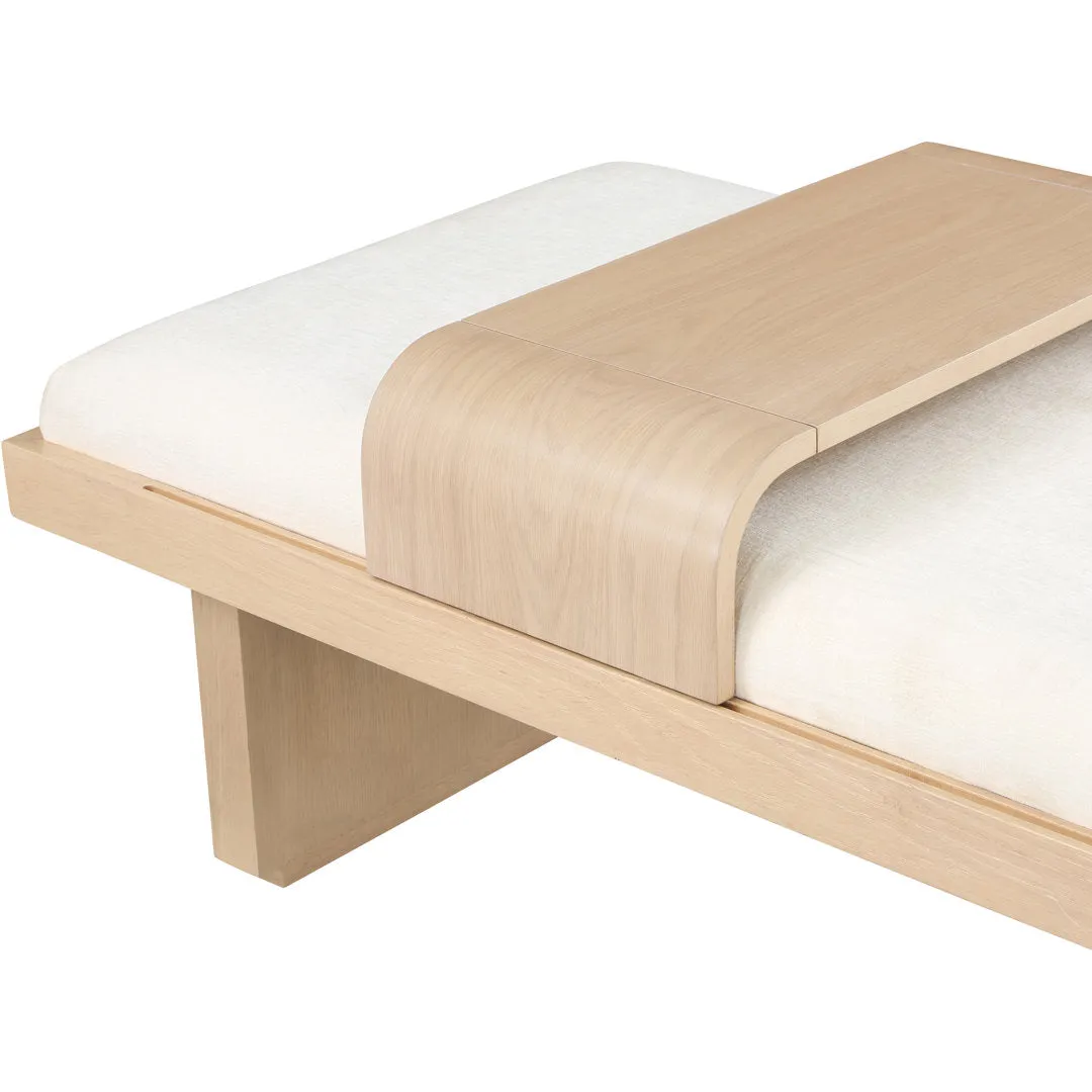 Bryaunna Chenille Fabric Upholstered Bench Wade Logan®