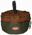 BUCKET BOSS Bucket Boss 25001 Parachute Bag, 10 in W, 10 in D, 6-1/2 in H, 19-Pocket, Canvas, Brown