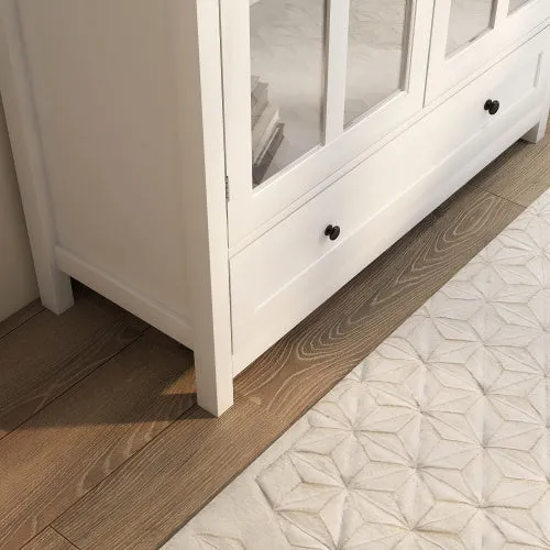 Buffet Lockers With Double-glazed Doors And Unique Bell Handles