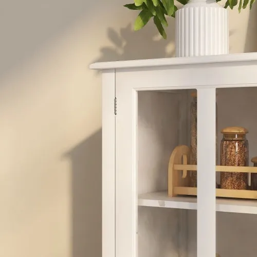 Buffet Lockers With Double-glazed Doors And Unique Bell Handles