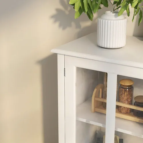 Buffet Lockers With Double-glazed Doors And Unique Bell Handles