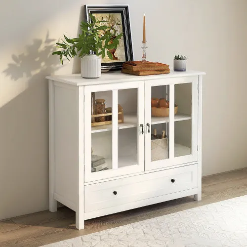 Buffet Lockers With Double-glazed Doors And Unique Bell Handles