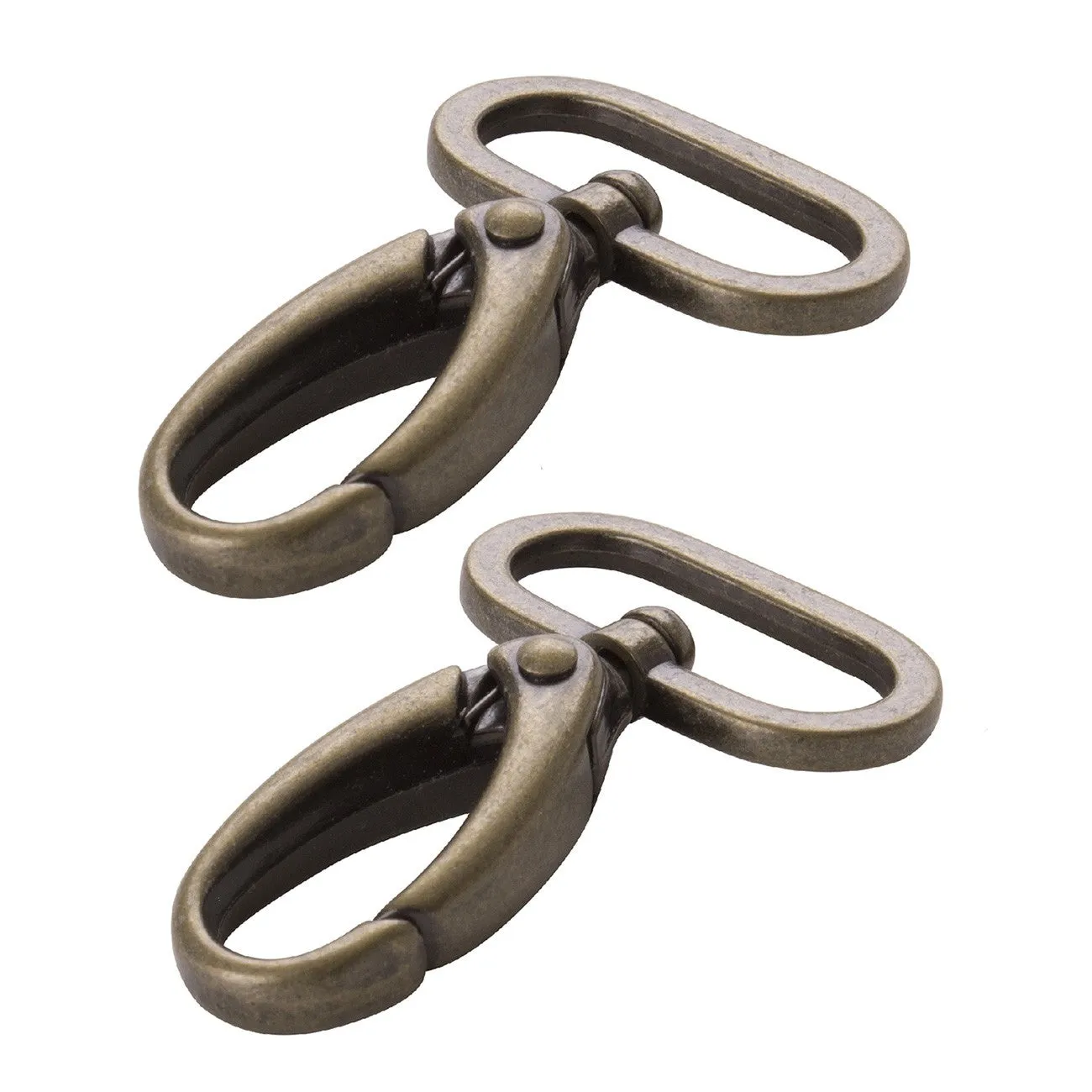 ByAnnie: Swivel Hook 1-1/2in Antique Brass Set of Two