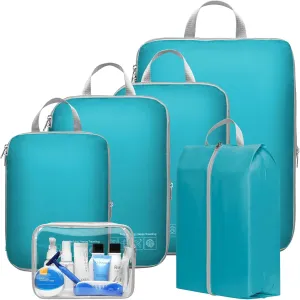 Cambond Compression Packing Cubes for Travel Women - Lightweight Luggage Organizers Bag Packing Cubes for Carry on Suitcases