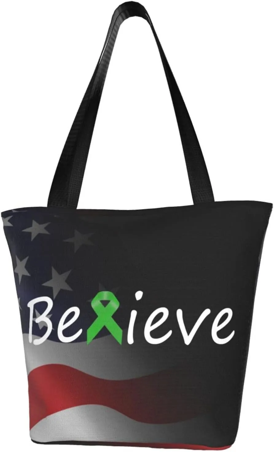 Cancer Believe Bone Marrow Transplant Fashion Shoulder Bag Large Capacity For Man Or Woman