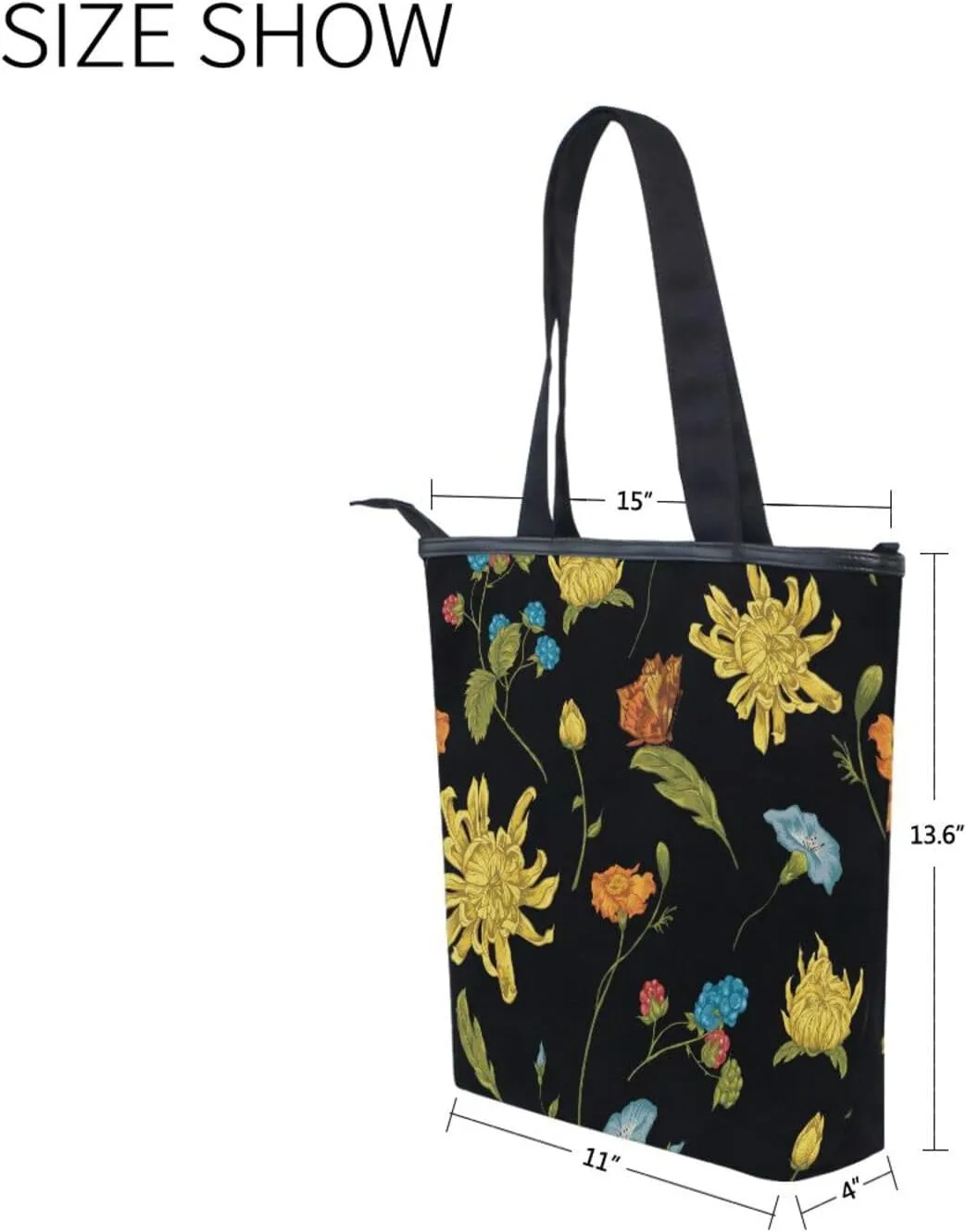 Canvas Tote Bags Purses and Handbags for Women Men Top Handle Ladies Shoulder Bags Multicolored Pattern