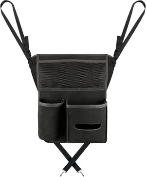 Car Handbag Holder,Front Seat Car Organizer Storage Hanging Portable Between Seat Car Organizer Net Pocket Handbag Holder for Phone Coin,Black