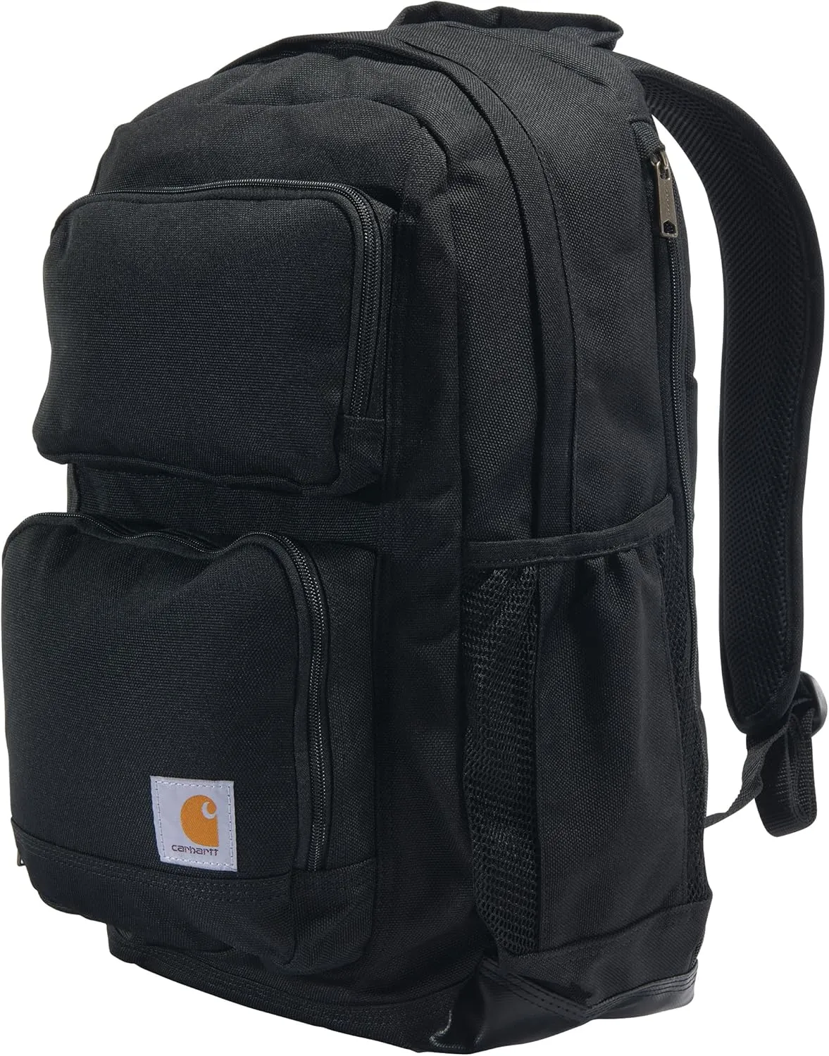 Carhartt 28L Backpack, Durable Pack with Laptop Sleeve and Duravax Abrasion Resistant Base, Everyday Dual Compartment (Black), One Size