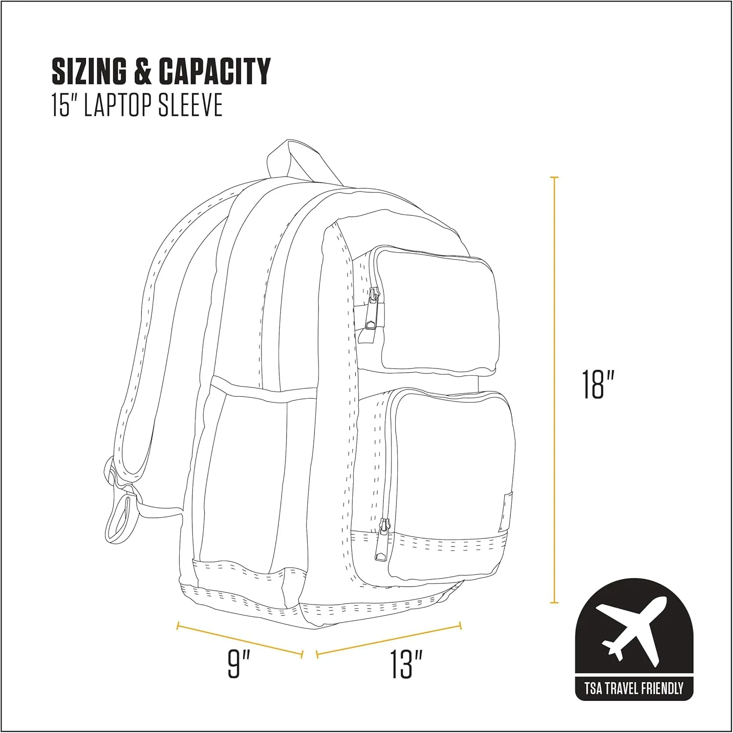 Carhartt 28L Backpack, Durable Pack with Laptop Sleeve and Duravax Abrasion Resistant Base, Everyday Dual Compartment (Black), One Size