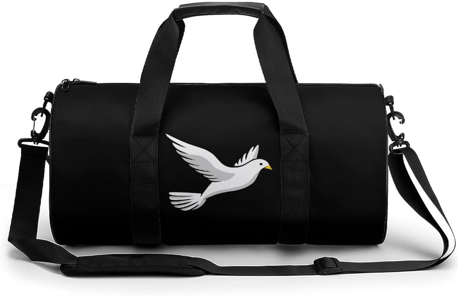 Cartoon Pigeon Sports Gym Bag Portable Duffel Bag Travel Workout Bag with Adjustable Strap for Men Women