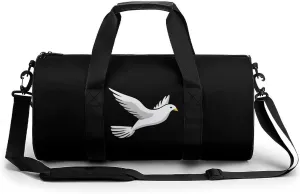 Cartoon Pigeon Sports Gym Bag Portable Duffel Bag Travel Workout Bag with Adjustable Strap for Men Women