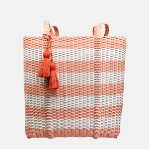 cesta tote ~ large ~ stripe ~ unlined