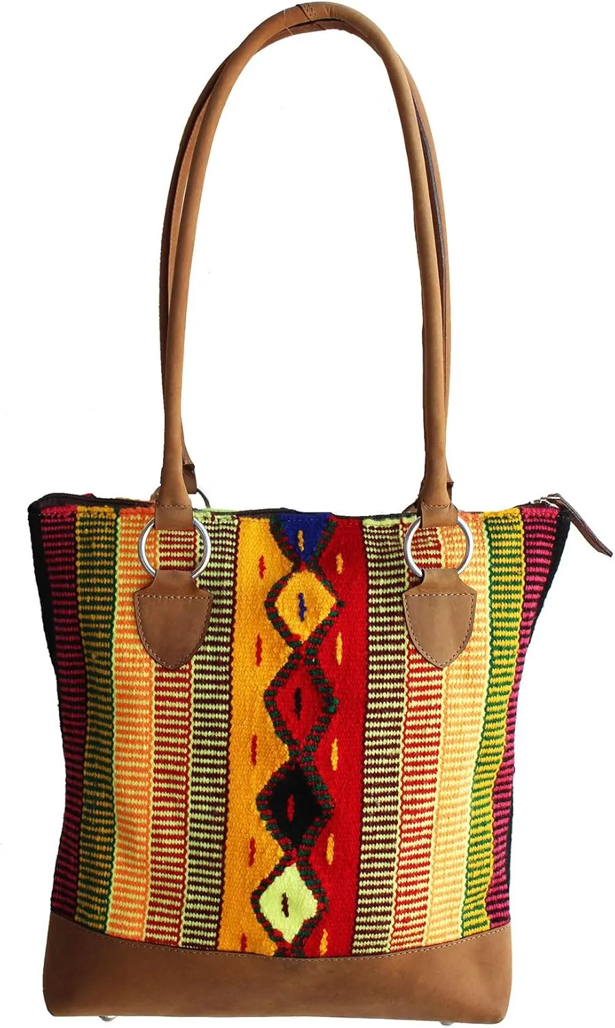 CHALLENGER Western Handwoven Wool Rodeo Cowgirl Handbag Shoulder Purse Tote 10307E