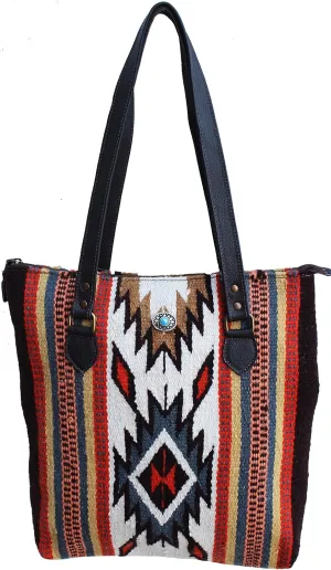 CHALLENGER Women's Western Handwoven Wool Rodeo Cowgirl Handbag Shoulder Purse 103AA01