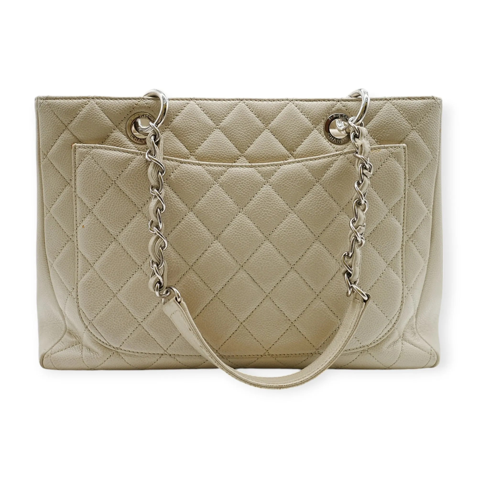 Chanel Caviar Quilted Grand Shopping Tote - '10s