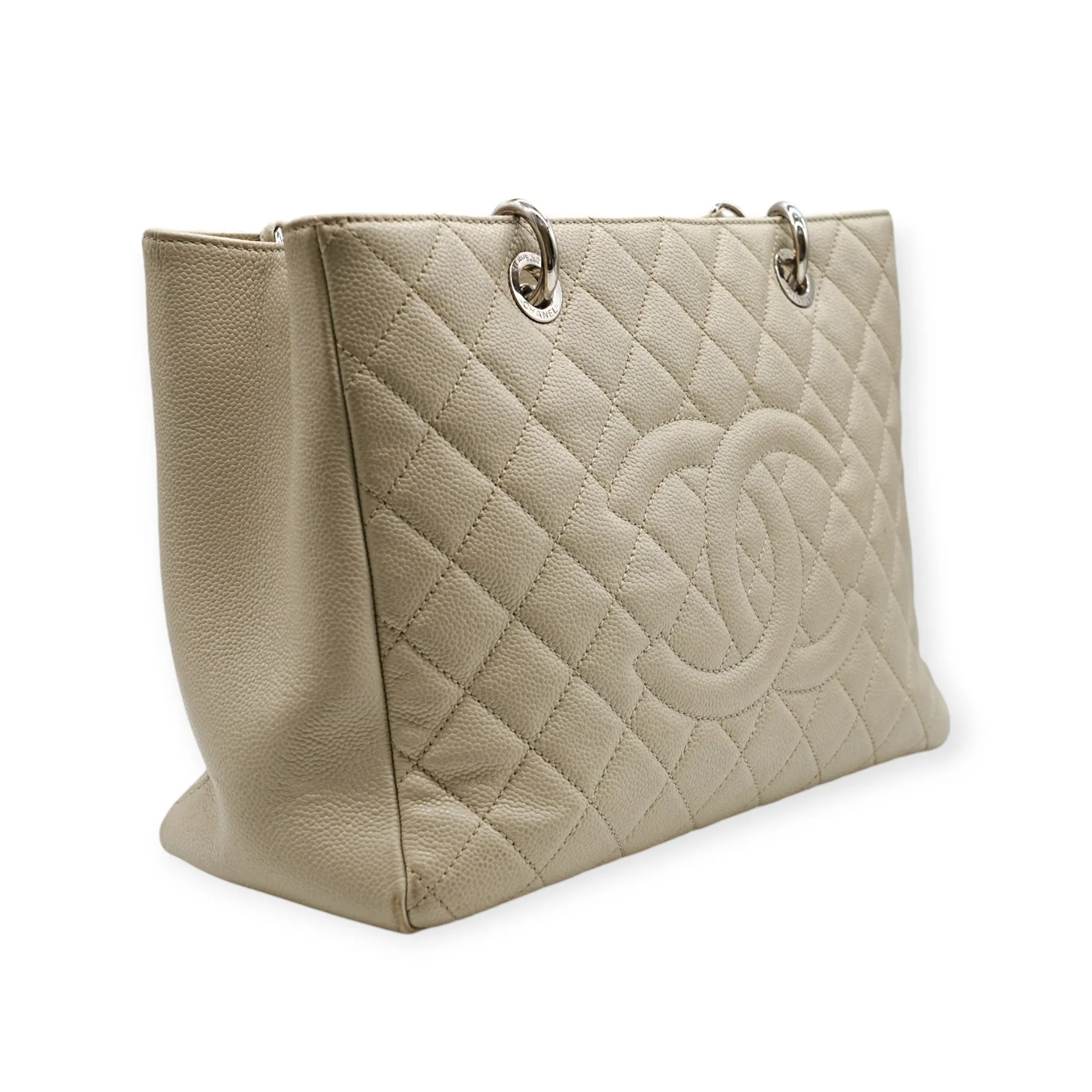 Chanel Caviar Quilted Grand Shopping Tote - '10s