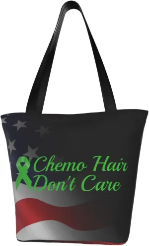 Chemo Hair Don'T Care Bone Marrow Transplant Fashion Shoulder Bag Large Capacity For Man Or Woman
