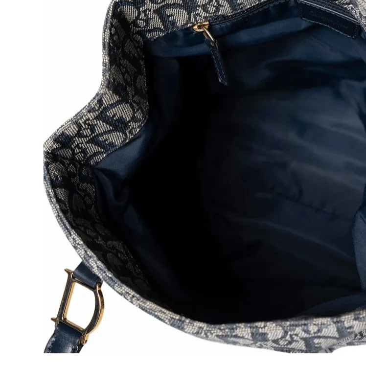 Christian Dior Trotter Tote Bag, Navy