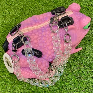 Clear Iridescent Chain Handles