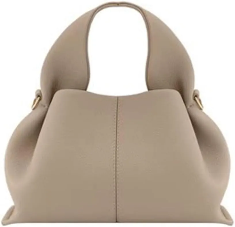Cloud Silhouette Leather Handbag，Designer Leather Shoulder Bags, Retro Crossbody bag ，Purse Casual Dumpling Hobo Bag