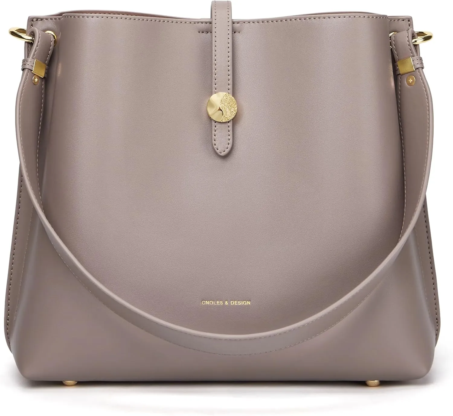 Cnoles Women Genuine Leather Designer Tote Bags Purses And Handbags For Women Fashion Ladies Top Handle Shoulder Satchel Bag