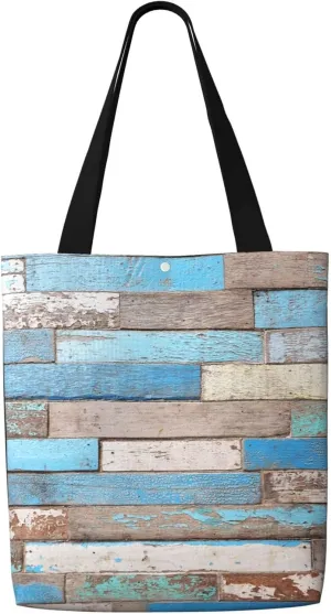Coffee Brown Pattern Canvas Shoulder Bag Reusable Tote Bag Soft Lightweight Cloth Bags For Women Girls Lady Casual