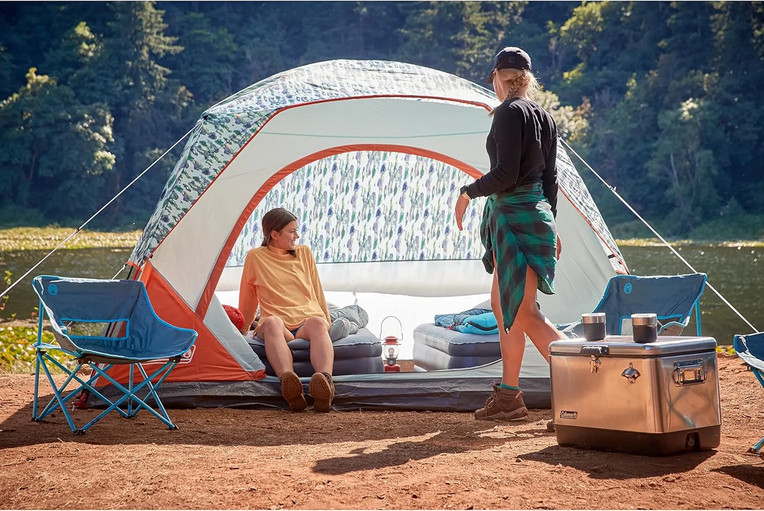 Coleman Skydome Tent with 5 Minute Setup,Weatherproof Tent with Rainfly & Carry Bag, 20% More Headroom Than Traditional Canopies