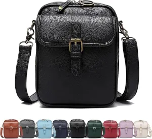 Collaboraten1 Crossbody Leather Bag, UrvashiCrossbody Bag, Vintage Double Layer Large Capacity Mini Cross Body Bags