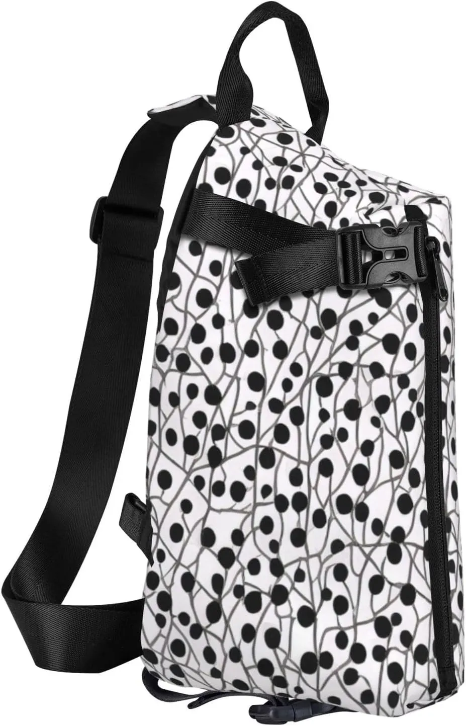 Color Butterfly Printed Pattern Sling Bags Crossbody Sling Backpack Travel Hiking Daypack Chest Bag For Man And Women